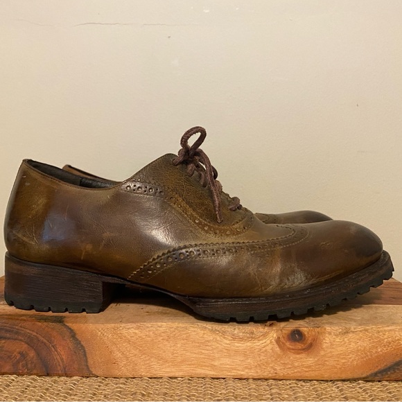 Freebird by Steven Leather Felix Wingtip Oxford Shoes - Picture 1 of 10